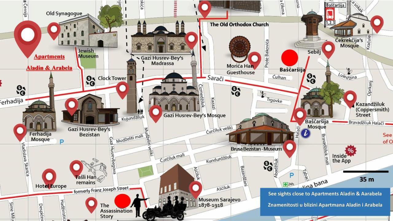 Aladin And Arabella Apartments Sarajevo Eksteriør billede